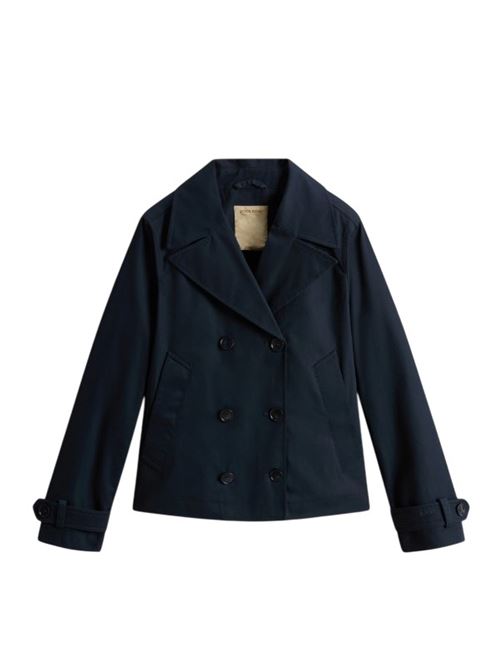 Pure cotton peacoat WOOLRICH | CFWWOU1167FRUT3987.3989